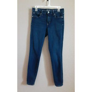 Gap Denim Universal Legging Mid-Rise Dark Willoughby Size 8/29 Long